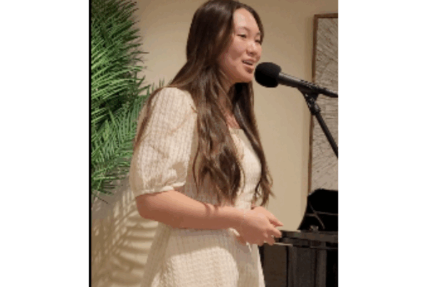 Skylight's Rachel Singing at the Kensington