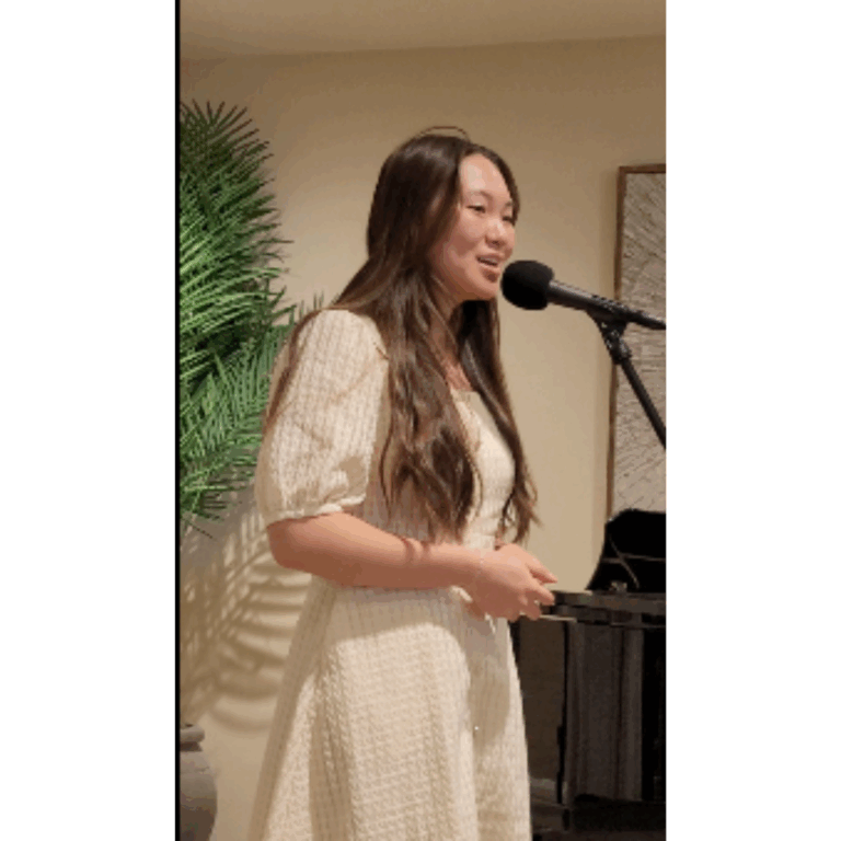 Skylight's Rachel Singing at the Kensington