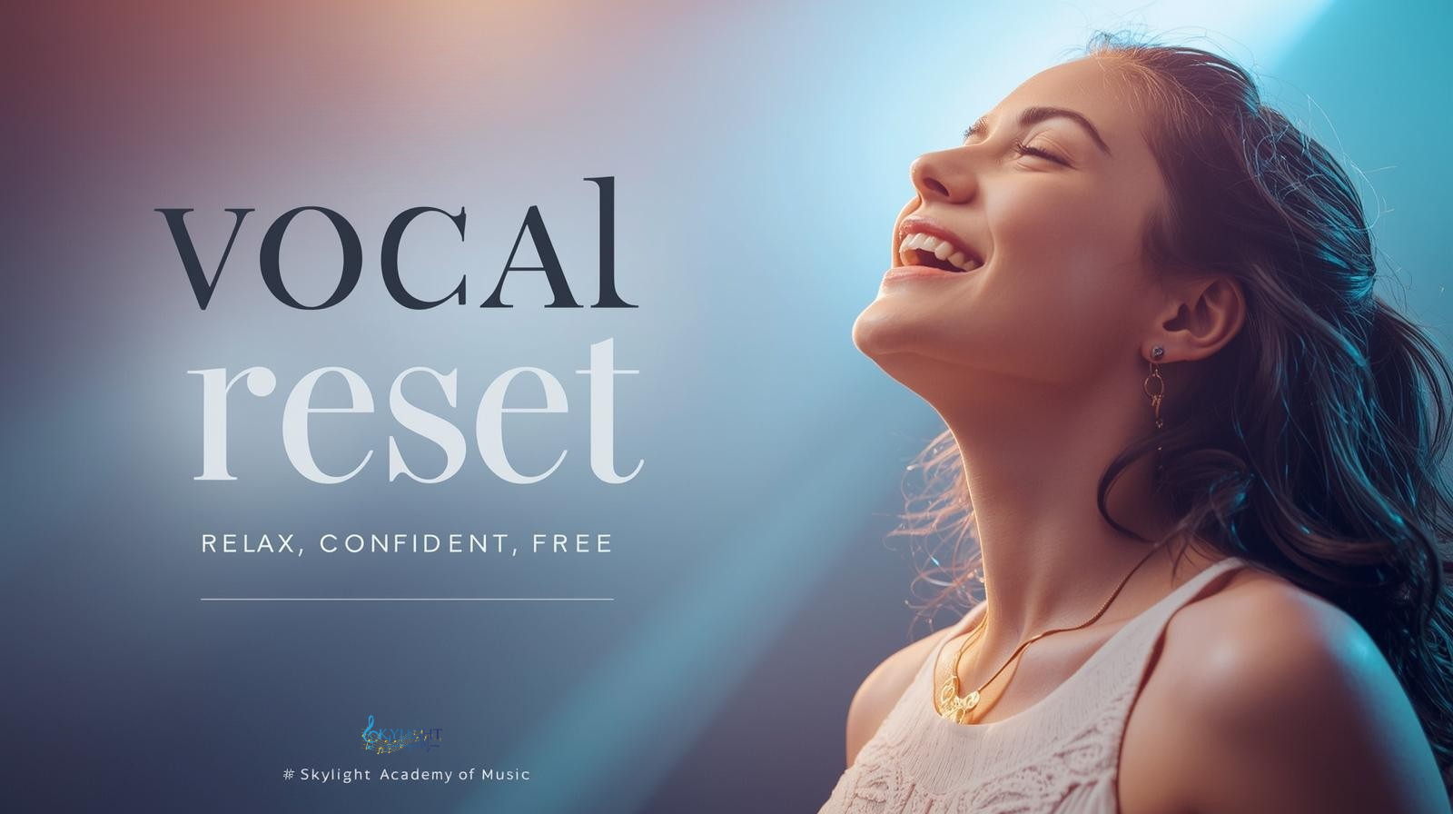 Vocal Reset online course – 7 short videos under 3 minutes for grounding, breath, flow, and vocal freedom