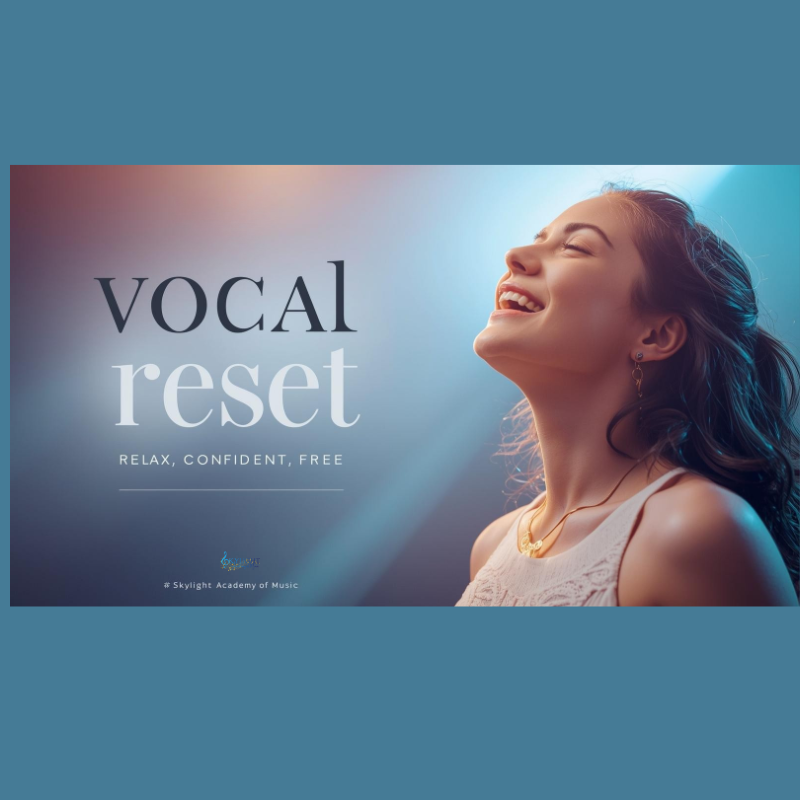 Vocal Reset online course – 9 short videos under 3 minutes for grounding, breath, flow, and vocal freedom